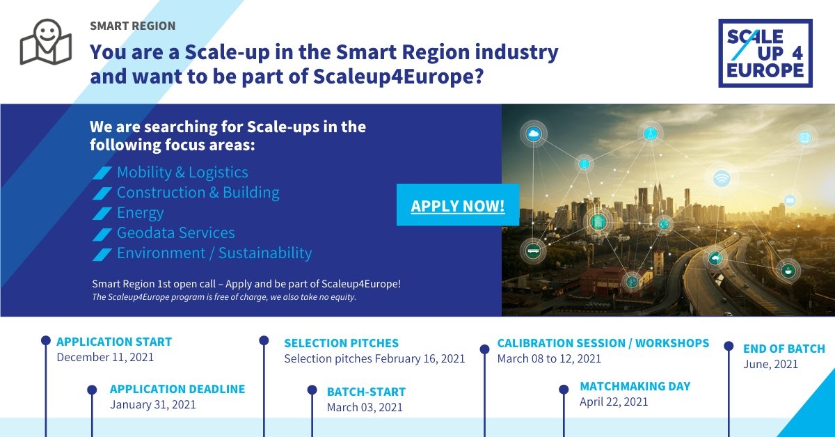 Scaleup4Europe – Open Call 2021
